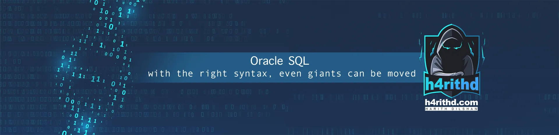 Database: Oracle SQL banner